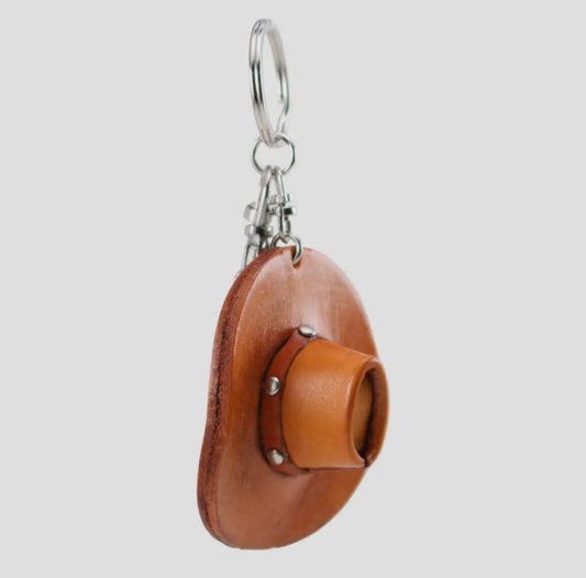 Cowboy Hat Keychain with Branding